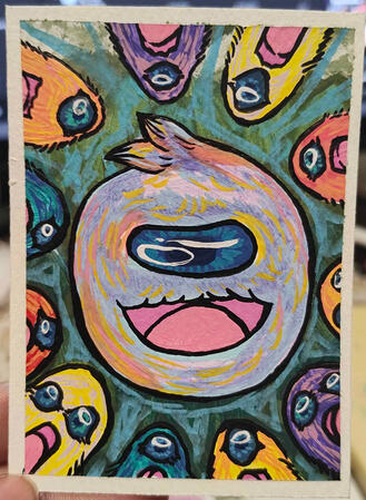 Puffle Cult - Acrylic Paint