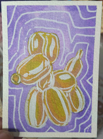 Balloon Dog - Acrylic Paint
