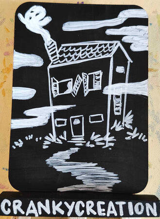 Haunted House - Acrylic Marker