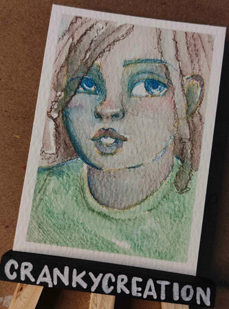 Portrait - Watercolor Pencil