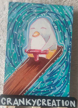 Penguin Seesaw - Acrylic Markers